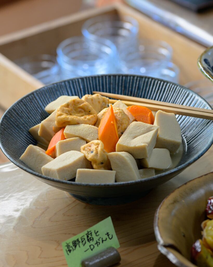 高野豆腐と一口がんも